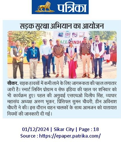 Road Safety Campaign Organized